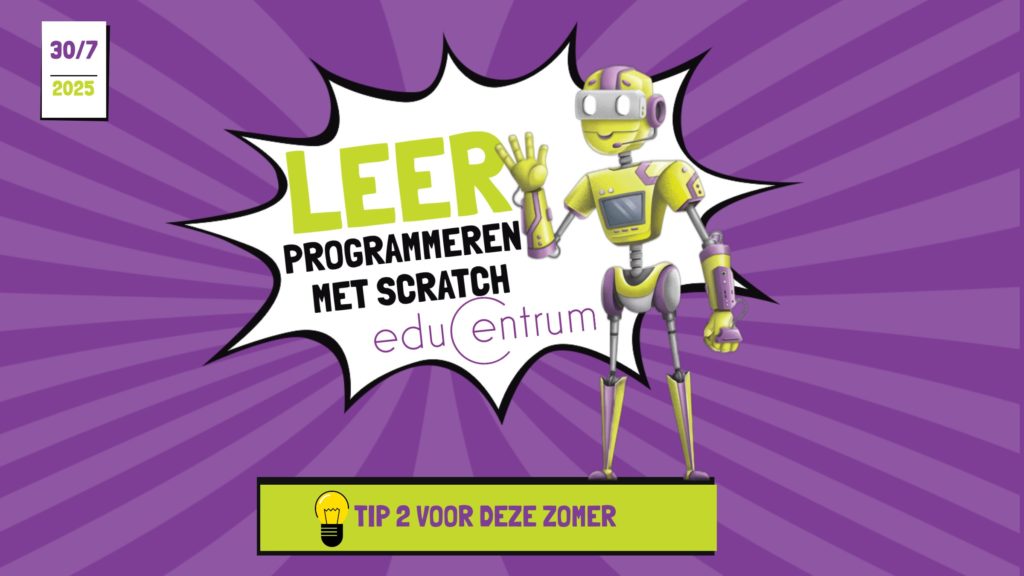 Tip van de week: programmeren met scratch